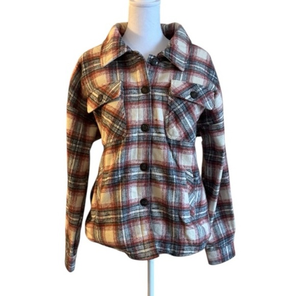 Ci Sono Outerwear Plaid Outdoor Jacket Size M - Picture 1 of 6